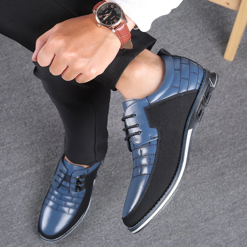 Men's Casual Leather Slip-Ons | Plus Size