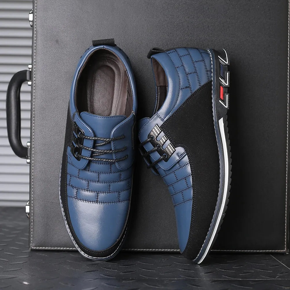 Men's Casual Leather Slip-Ons | Plus Size