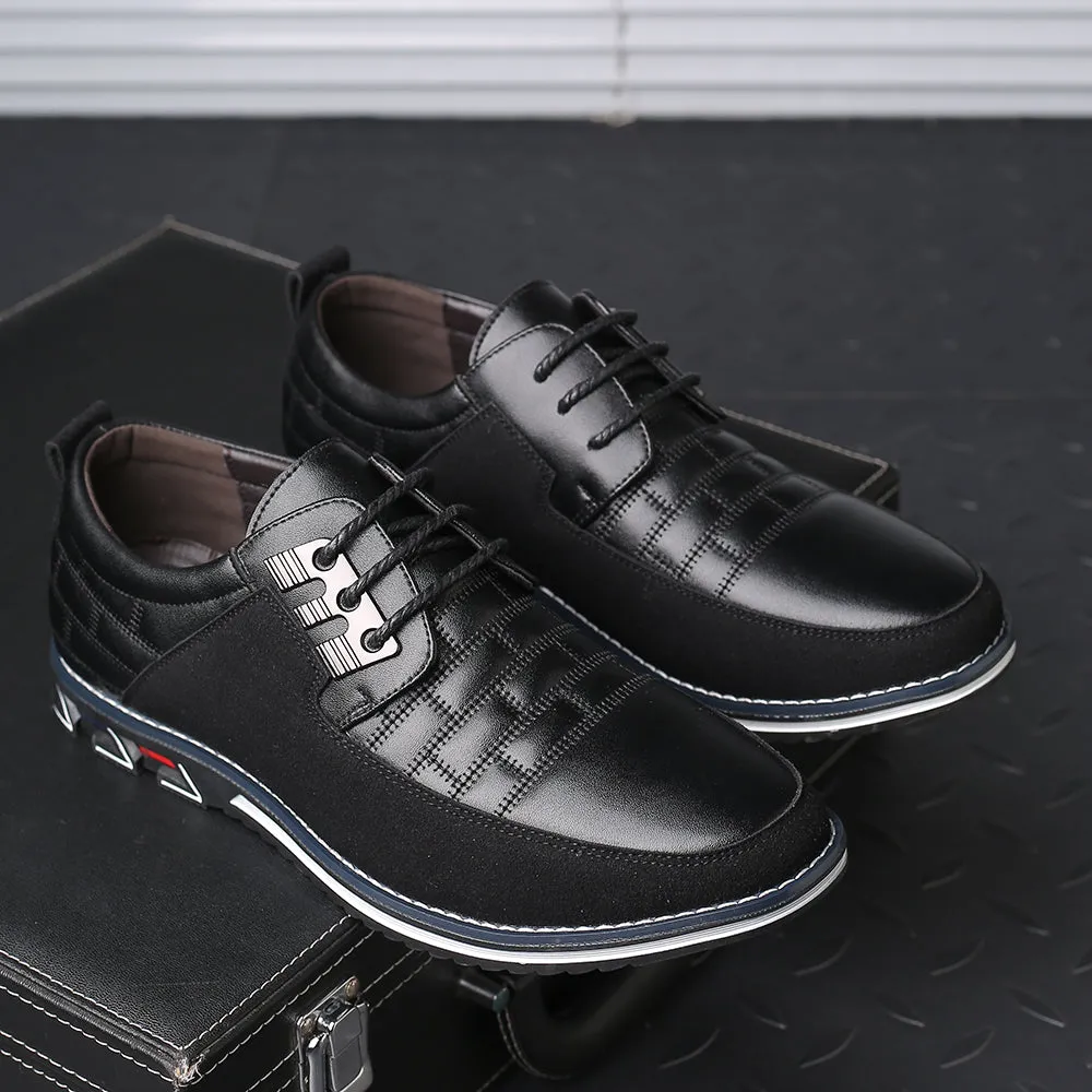 Men's Casual Leather Slip-Ons | Plus Size