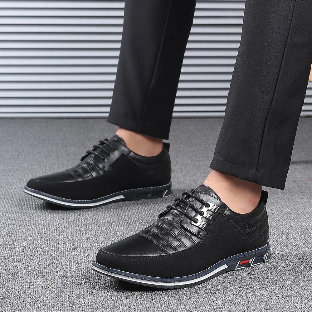 Men's Casual Leather Slip-Ons | Plus Size