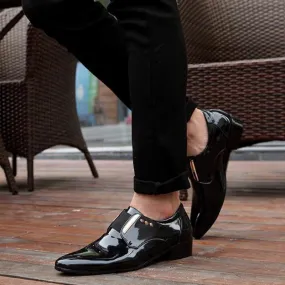 Men's Leather Dress Shoes With Pointed Toe