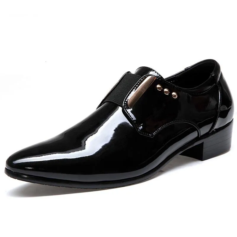 Men's Leather Dress Shoes With Pointed Toe