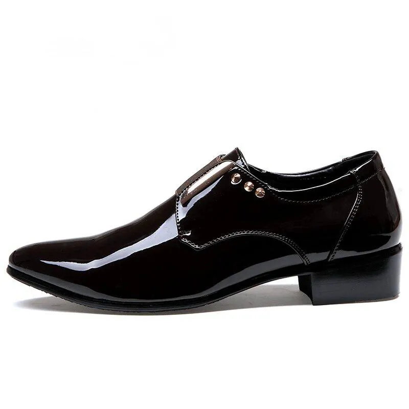 Men's Leather Dress Shoes With Pointed Toe