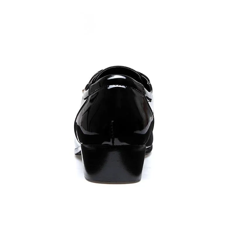 Men's Leather Dress Shoes With Pointed Toe