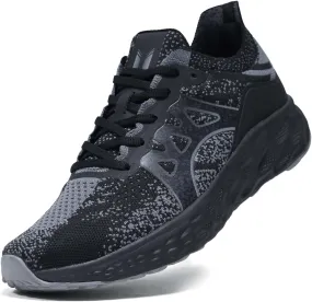 Men's Lightweight Walking Shoes - Slip on Cushioned Sneakers for Tennis, Fitness and Everyday wear