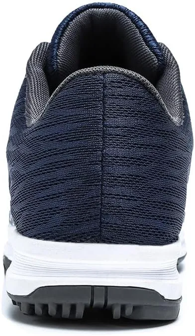 Mesh Golf Trainers for Men Professional Breathable Spikeless Golfers Sneakers Anti Slip Walking Footwears
