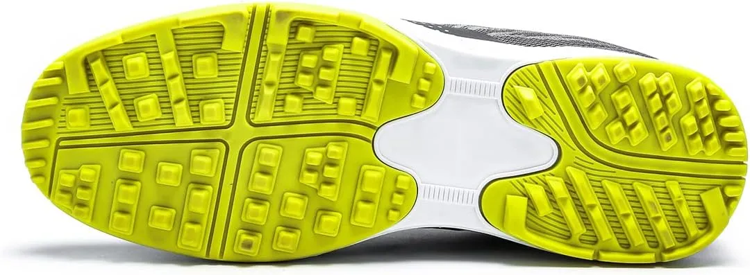 Mesh Golf Trainers for Men Professional Breathable Spikeless Golfers Sneakers Anti Slip Walking Footwears