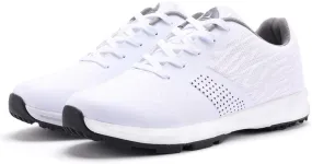 Mesh Golf Trainers for Men Professional Breathable Spikeless Golfers Sneakers Anti Slip Walking Footwears