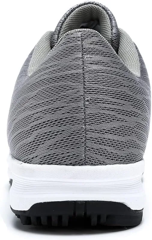 Mesh Golf Trainers for Men Professional Breathable Spikeless Golfers Sneakers Anti Slip Walking Footwears