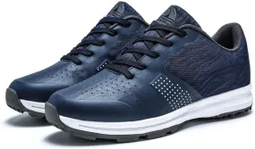 Mesh Golf Trainers for Men Professional Breathable Spikeless Golfers Sneakers Anti Slip Walking Footwears
