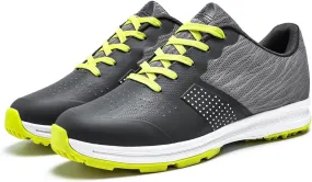 Mesh Golf Trainers for Men Professional Breathable Spikeless Golfers Sneakers Anti Slip Walking Footwears
