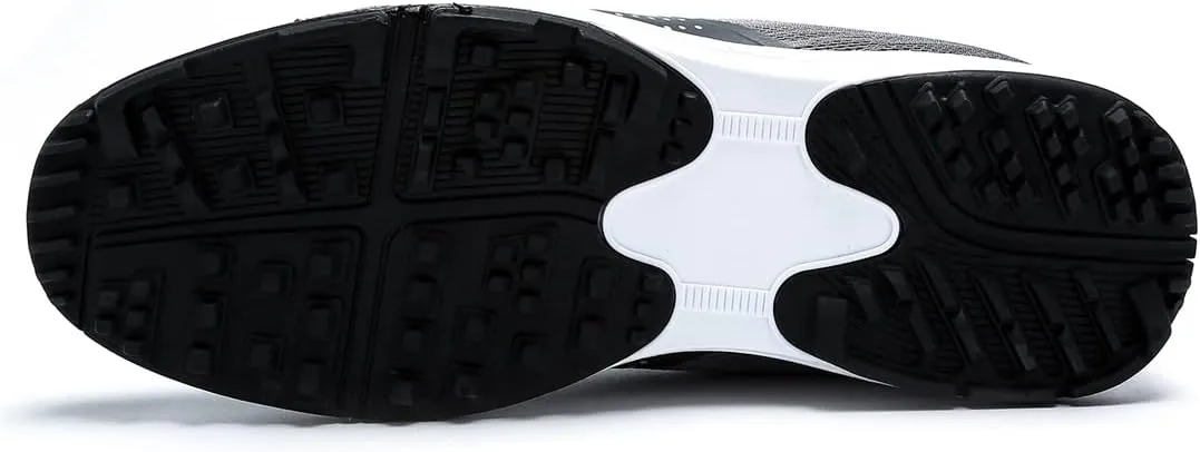Mesh Golf Trainers for Men Professional Breathable Spikeless Golfers Sneakers Anti Slip Walking Footwears