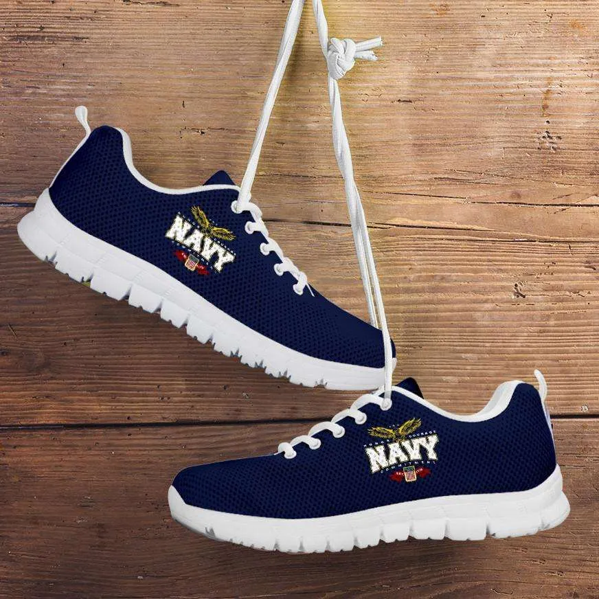 Navy Wings Running Shoes