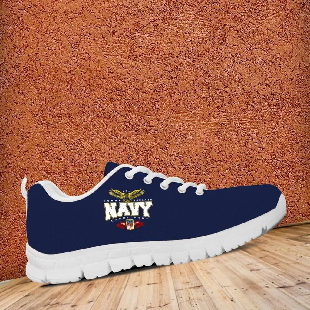 Navy Wings Running Shoes