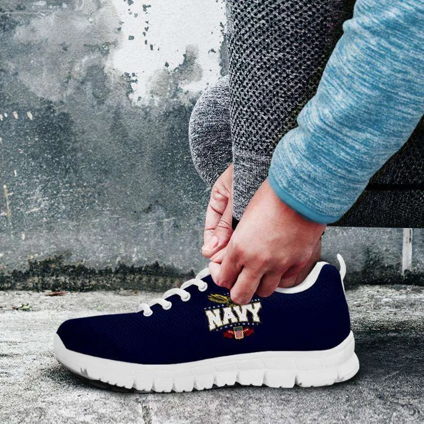 Navy Wings Running Shoes