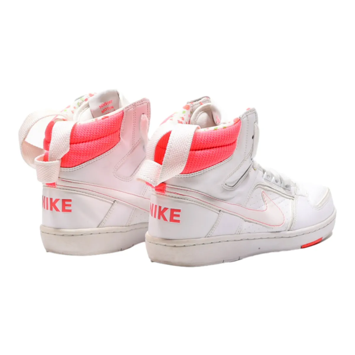 NIKE High Top Trainers White Synthetic Womens UK 4.5