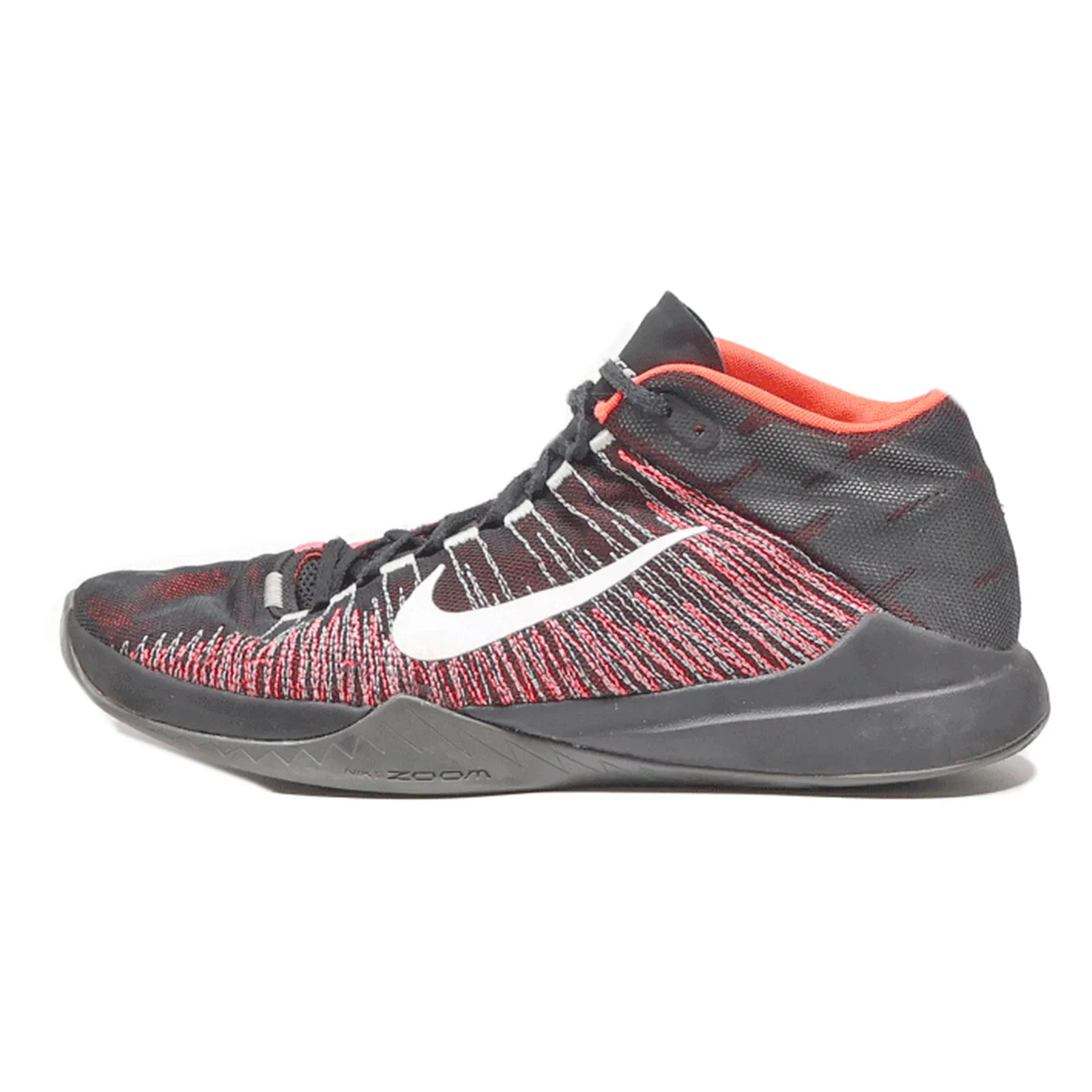 NIKE Zoom Ascention High Top Trainers Black Synthetic Mens UK 10