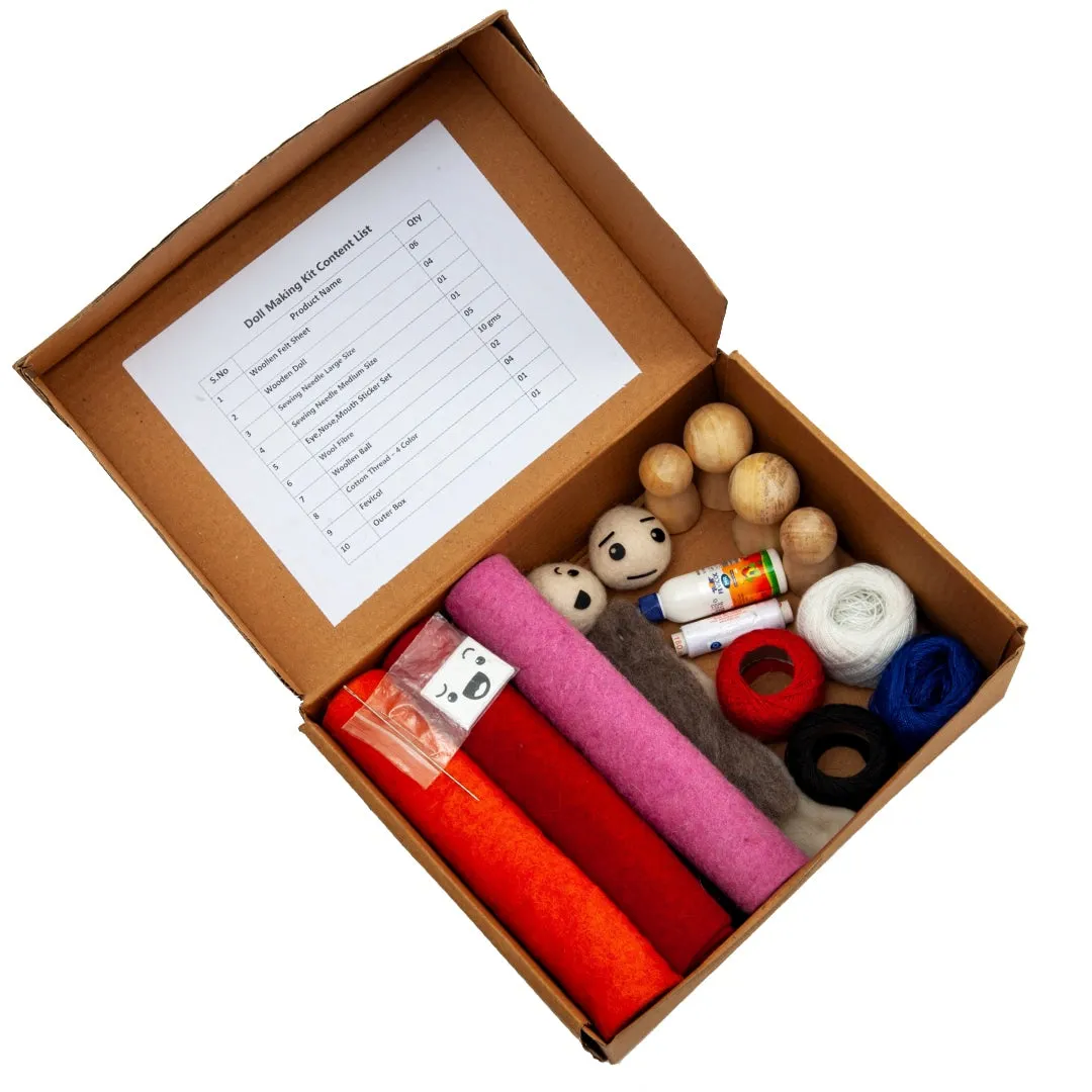 Organic Wool  |  Doll Making Kit