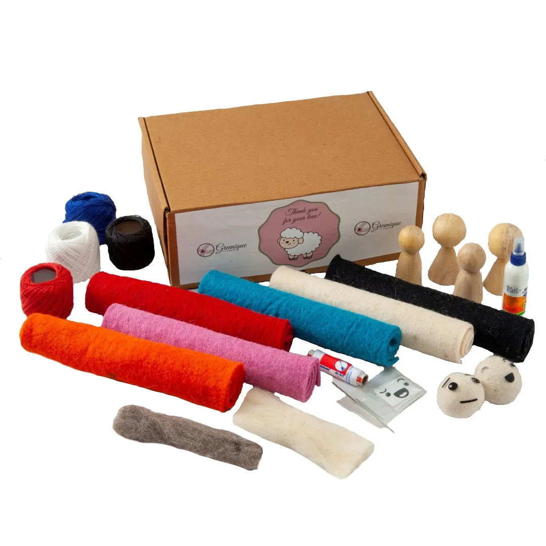 Organic Wool  |  Doll Making Kit