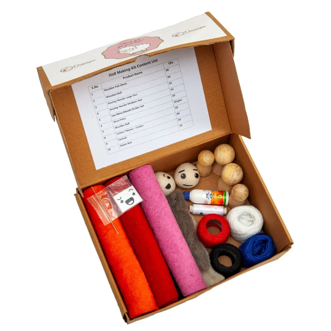 Organic Wool  |  Doll Making Kit