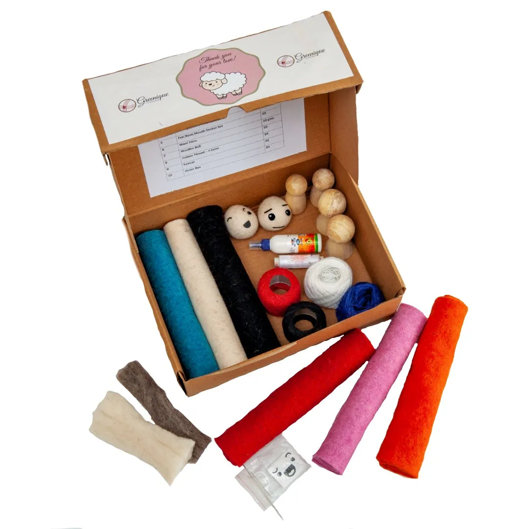 Organic Wool  |  Doll Making Kit