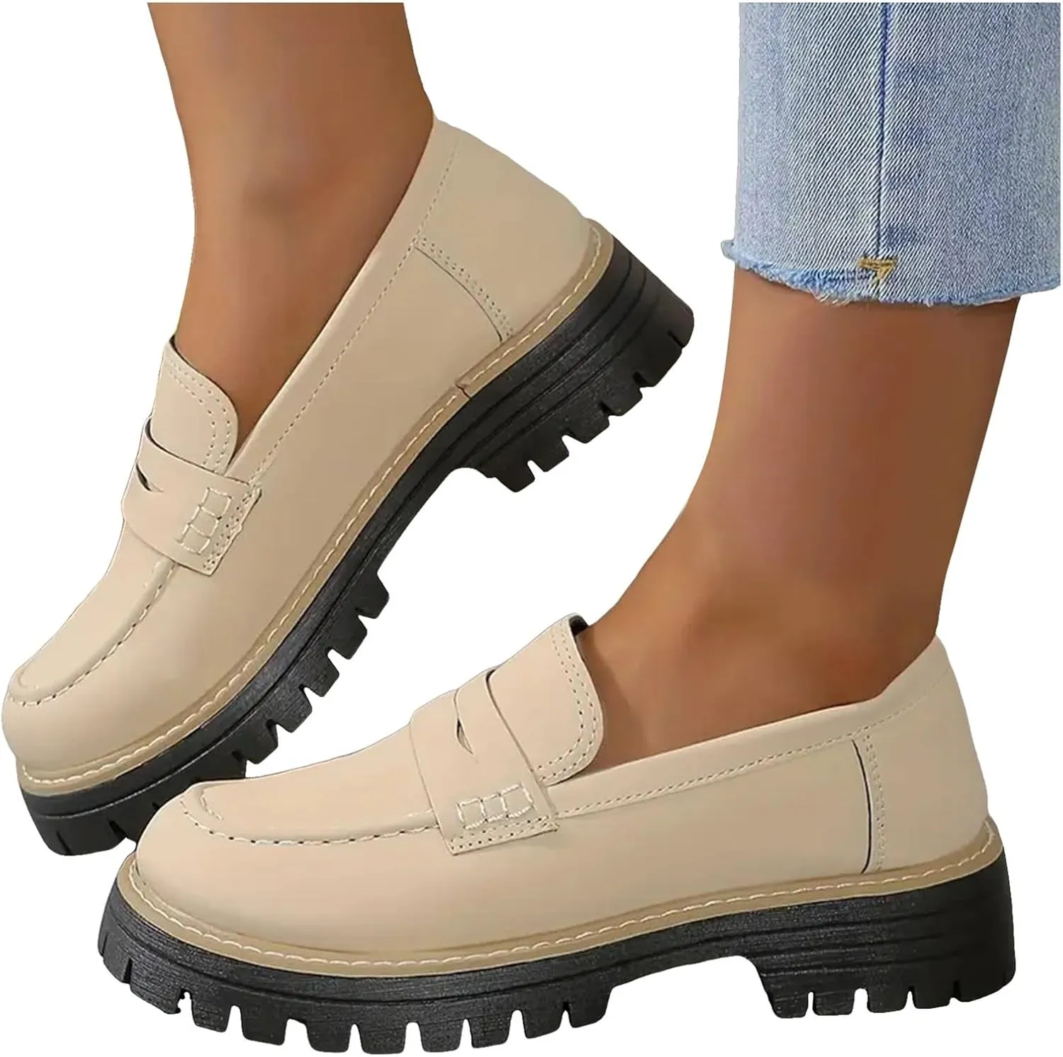 Orthoture-Orthopedic Platform Loafers, Increase Orthopedic Loafers for Women, Platform Loafers for Women, Comfort Fashion