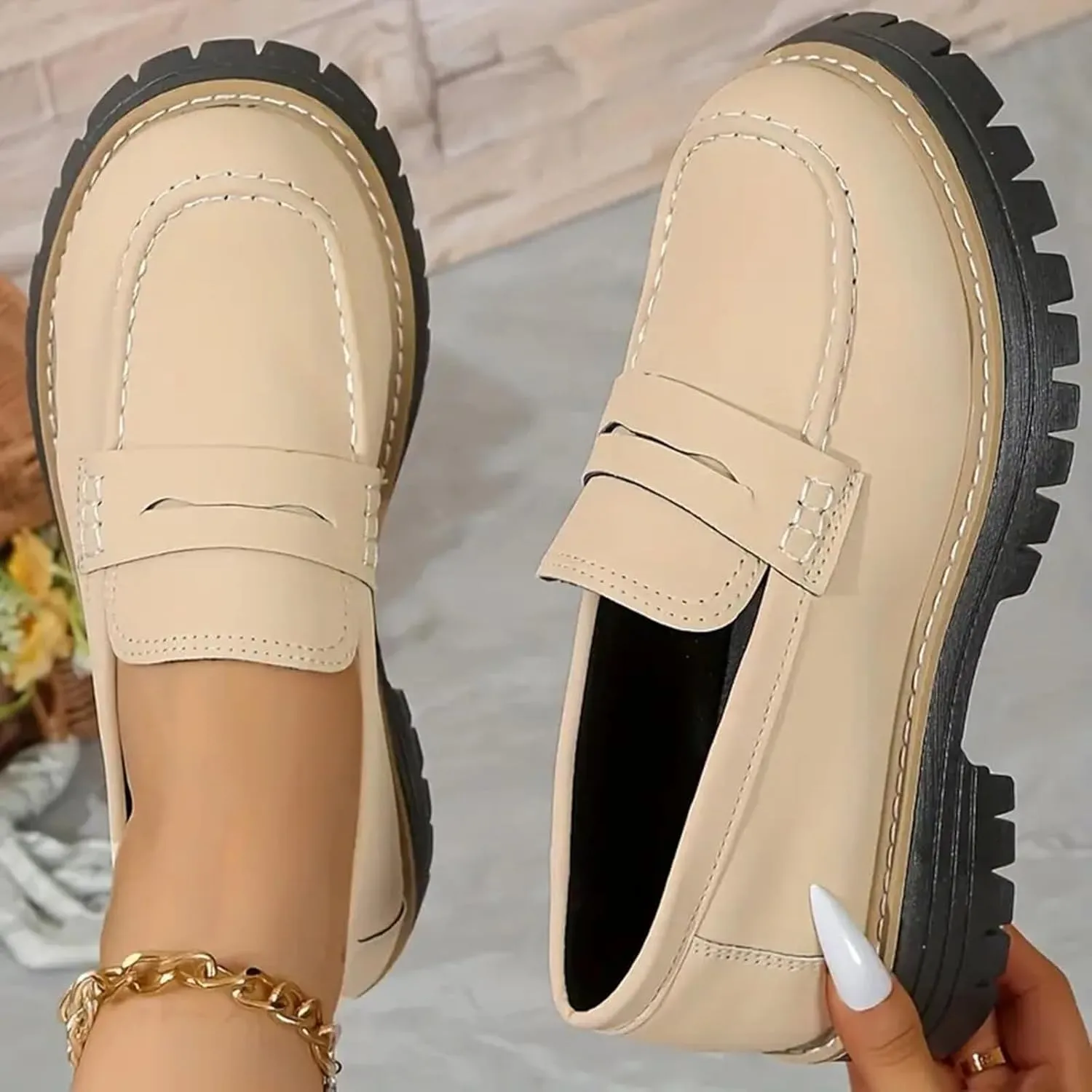 Orthoture-Orthopedic Platform Loafers, Increase Orthopedic Loafers for Women, Platform Loafers for Women, Comfort Fashion