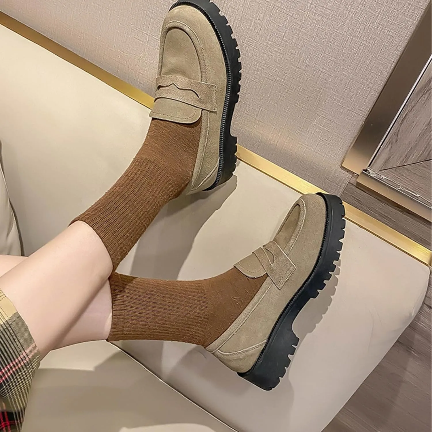 Orthoture Womens Shoes Orthoture-Orthopedic Platform Loafers Slip On Comfort Orthopedic Shoes for Women