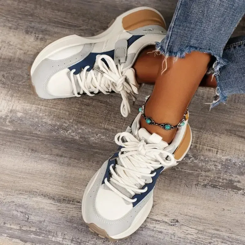 Platform Vulcanize Thick Sole Non Slip Sneakers