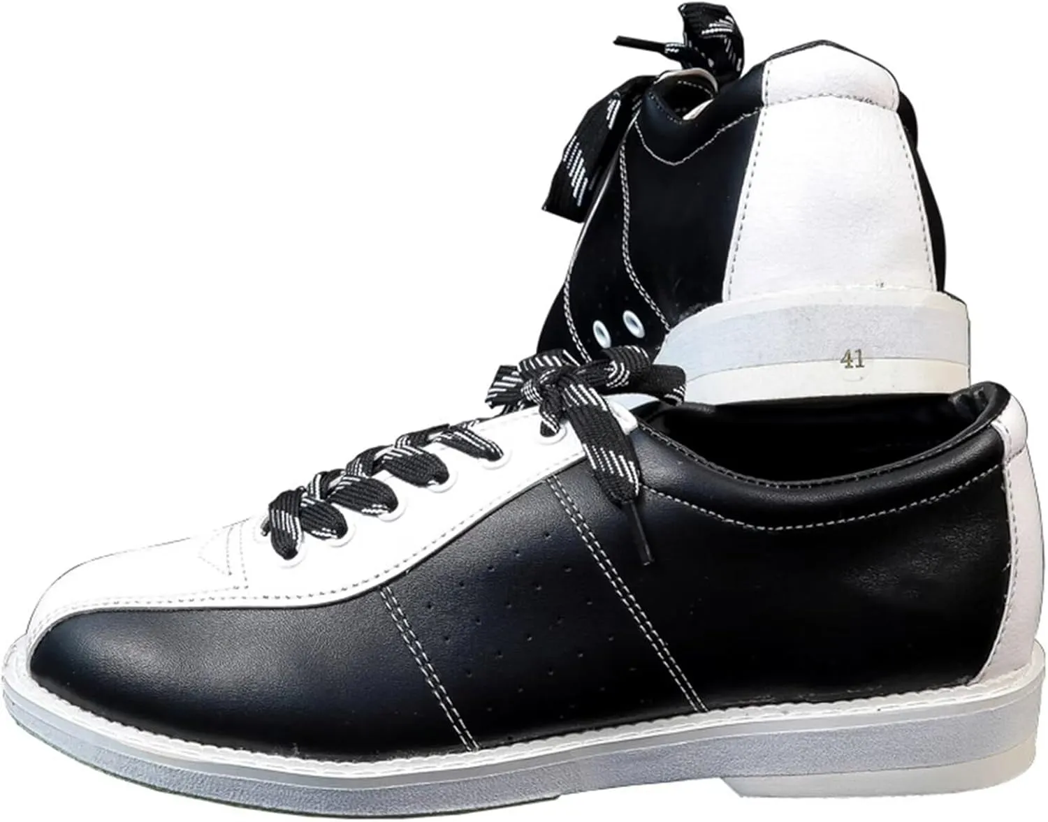 Professional Bowling Sneakers for Men Women Bowling Trainers Breathable PU Bowling Training Sliding Shoes