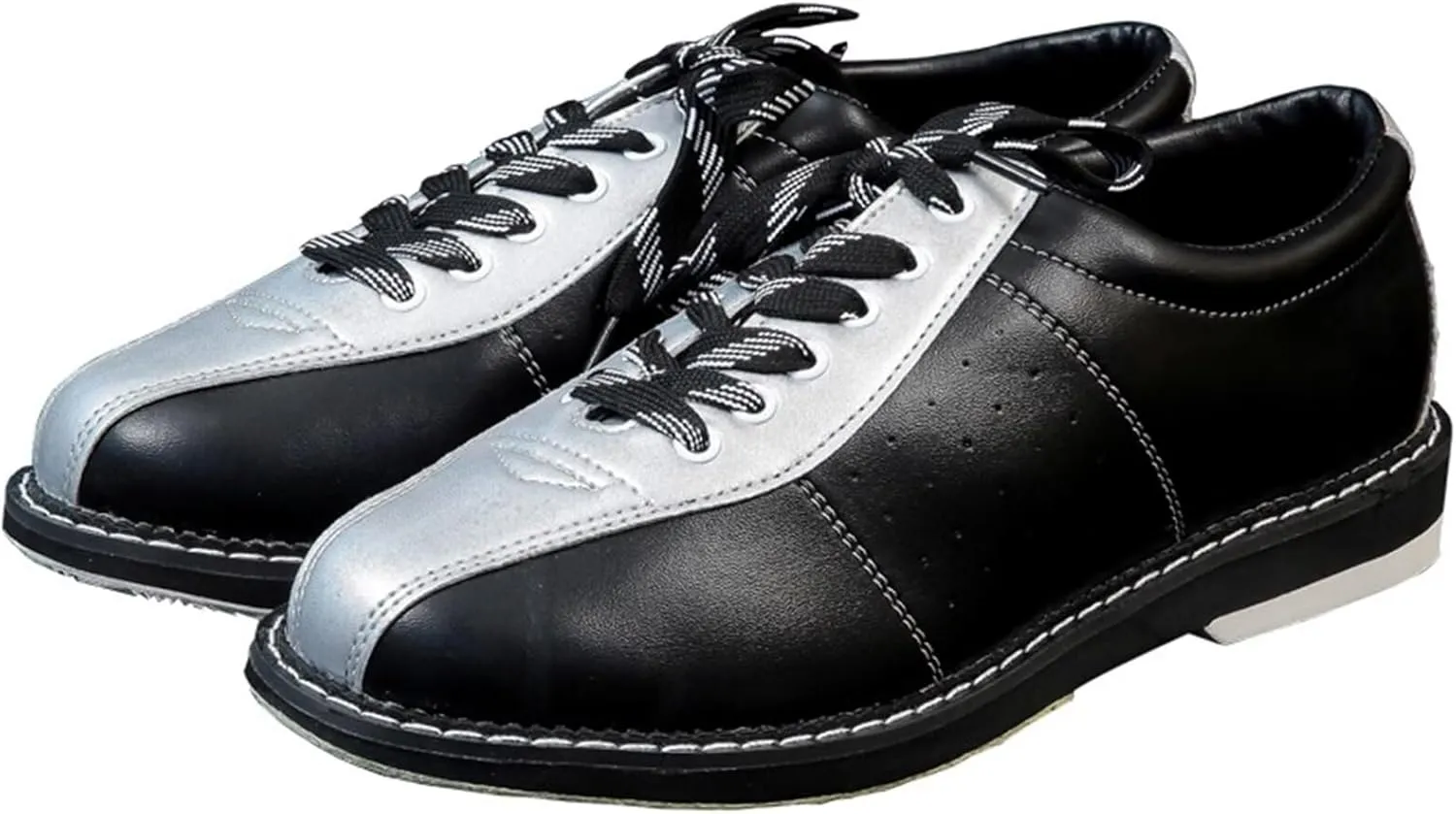 Professional Bowling Sneakers for Men Women Bowling Trainers Breathable PU Bowling Training Sliding Shoes
