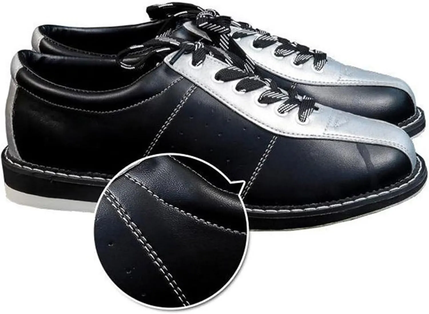 Professional Bowling Sneakers for Men Women Bowling Trainers Breathable PU Bowling Training Sliding Shoes