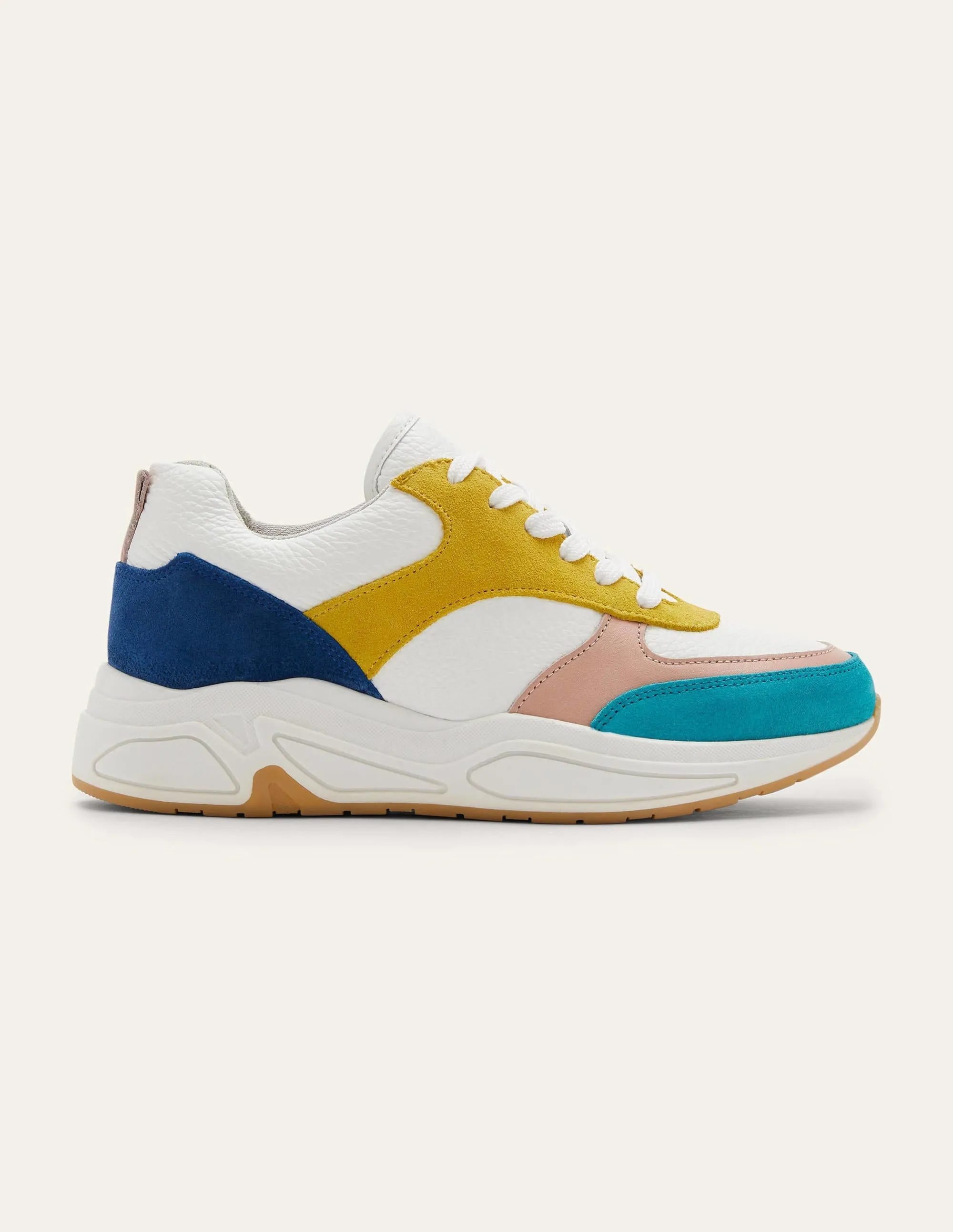 Rhea Trainers-Gulf Blue Colourblock