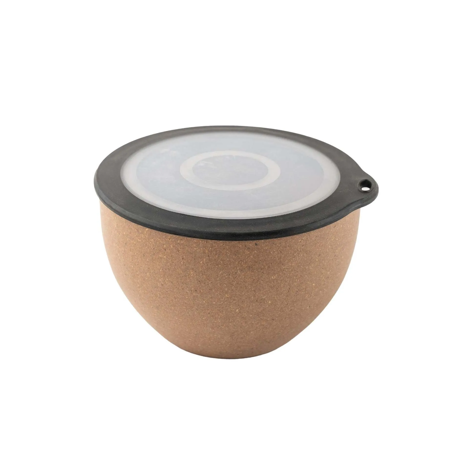 Rice Husk And Bamboo Fiber Serving Bowl With Lid- 1.6L