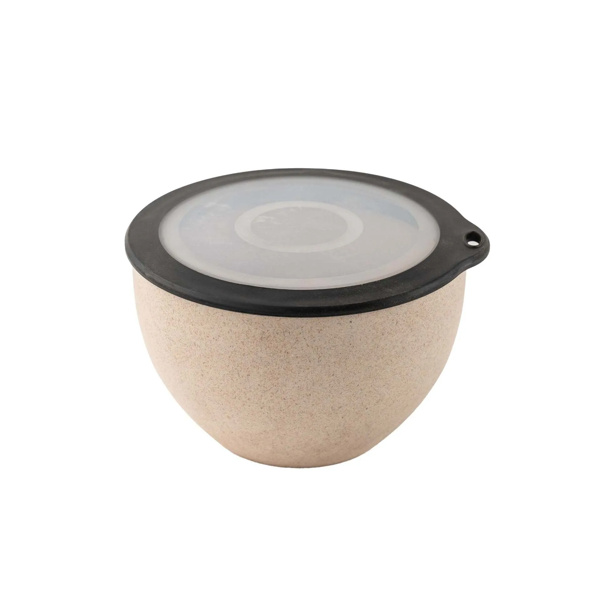 Rice Husk And Bamboo Fiber Serving Bowl With Lid- 1.6L