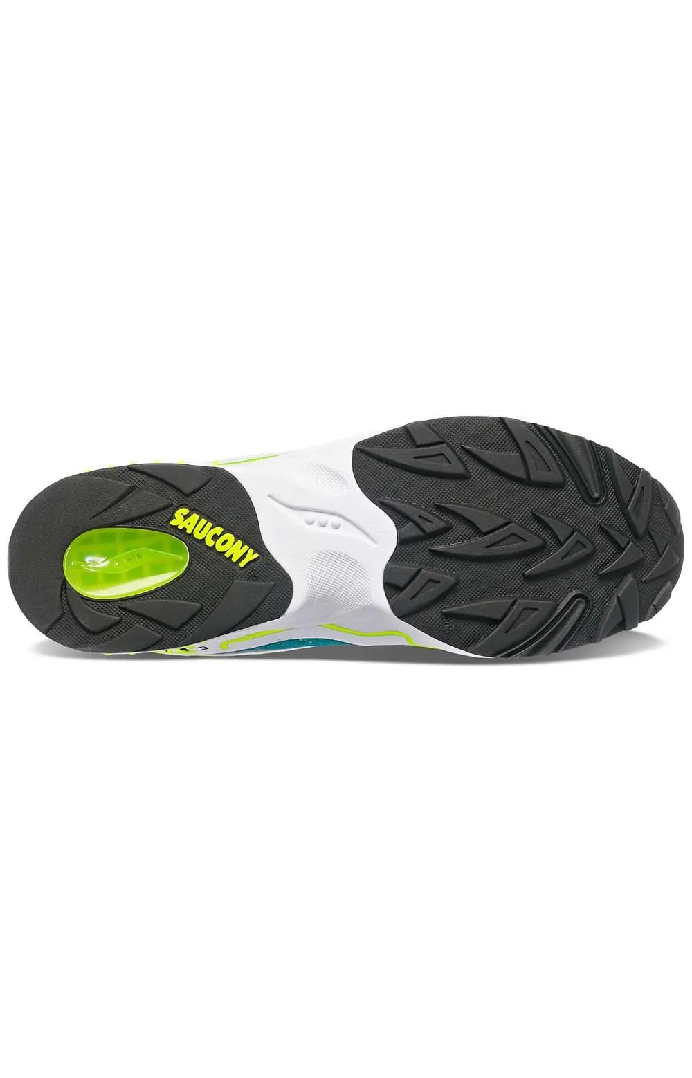 Saucony Retro 3D Grid Hurricane Men’s Leather Sneakers White/Green
