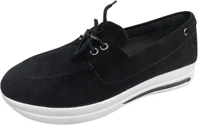 Shoes for Women Flats Comfortable Navy Wide Width Women's Fashion Canvas Shoes Round Toe Lightweight Non-Slip Flat Sneakers Classic Casual Fall Low Top Soft Comfort Breathable Slip On Walking Loafers