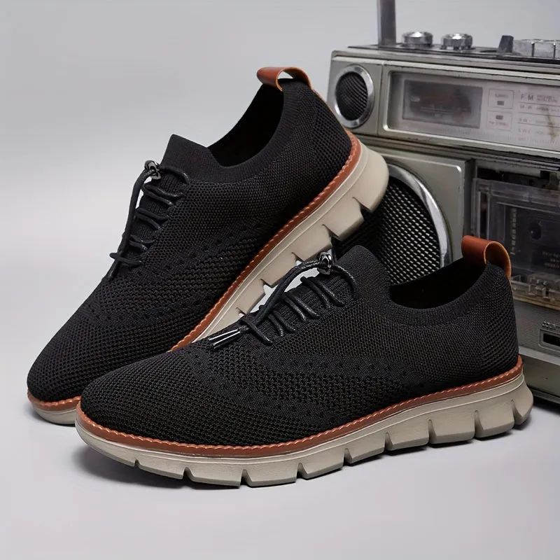 Slip-on breathable mesh running sneakers