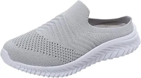 Slip On Casual Boat Shoes for Women Breathable Ladies Comfortable Lightweight Shoe Classic Comfort Flat Fashion Sneakers Low Top Elastic Footwears for Gym Travel Outdoor Indoor