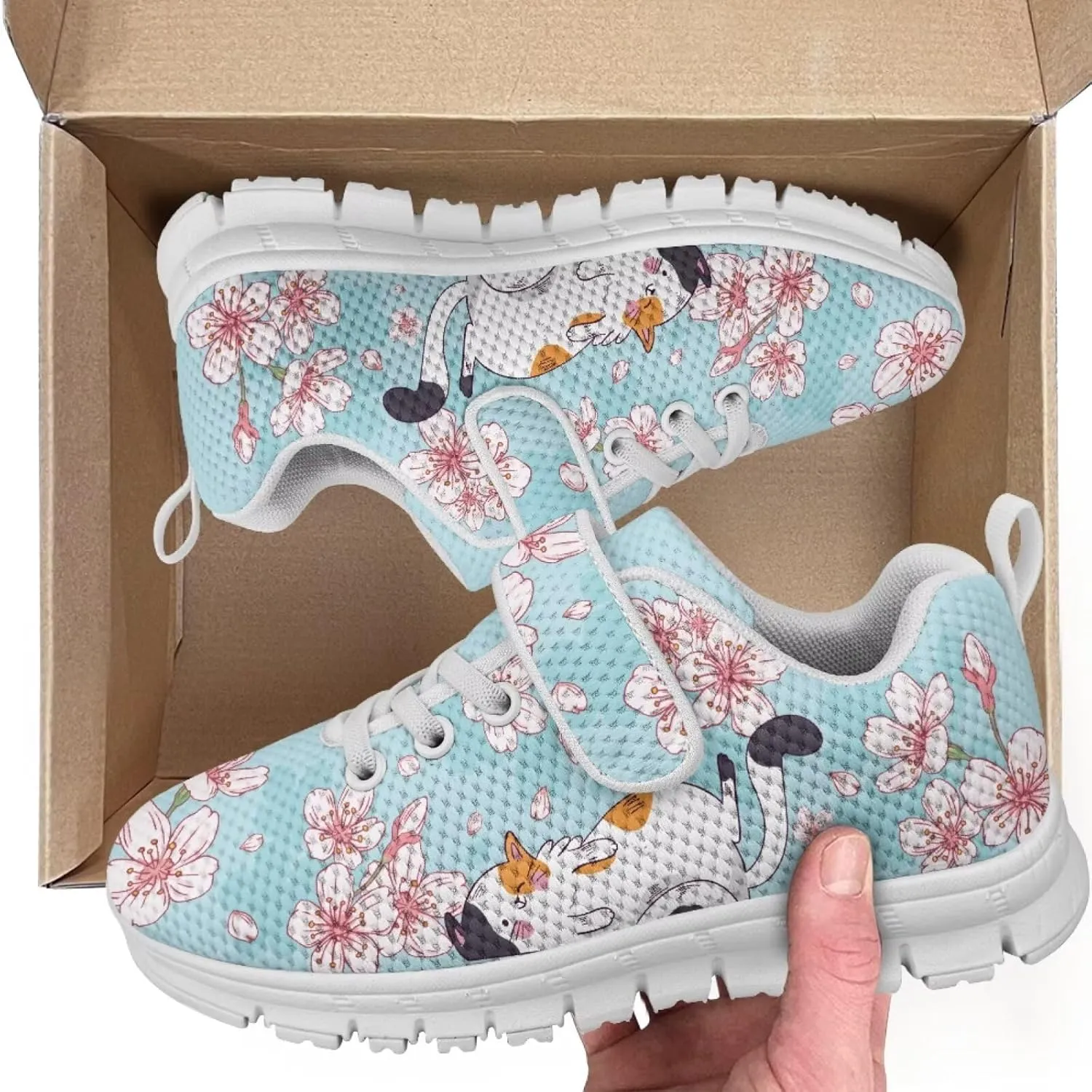 St Patrick's Day Running Shoes Plants Pattern Boys Girls Sneakers with Single Buckle Soft Lightweight Footwear for Play Casual and Everyday Use