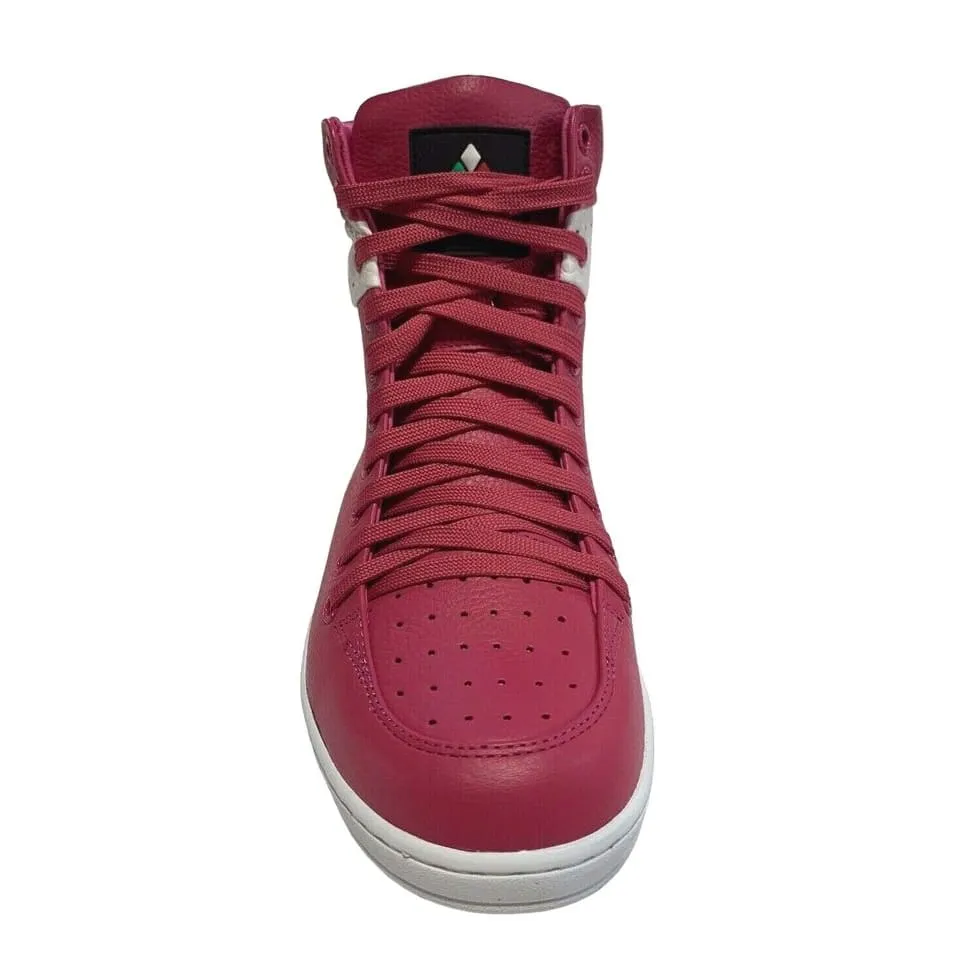 Travel Fox 900 Series Men's Fuchsia and White Leather High Top Sneakers 916101 142