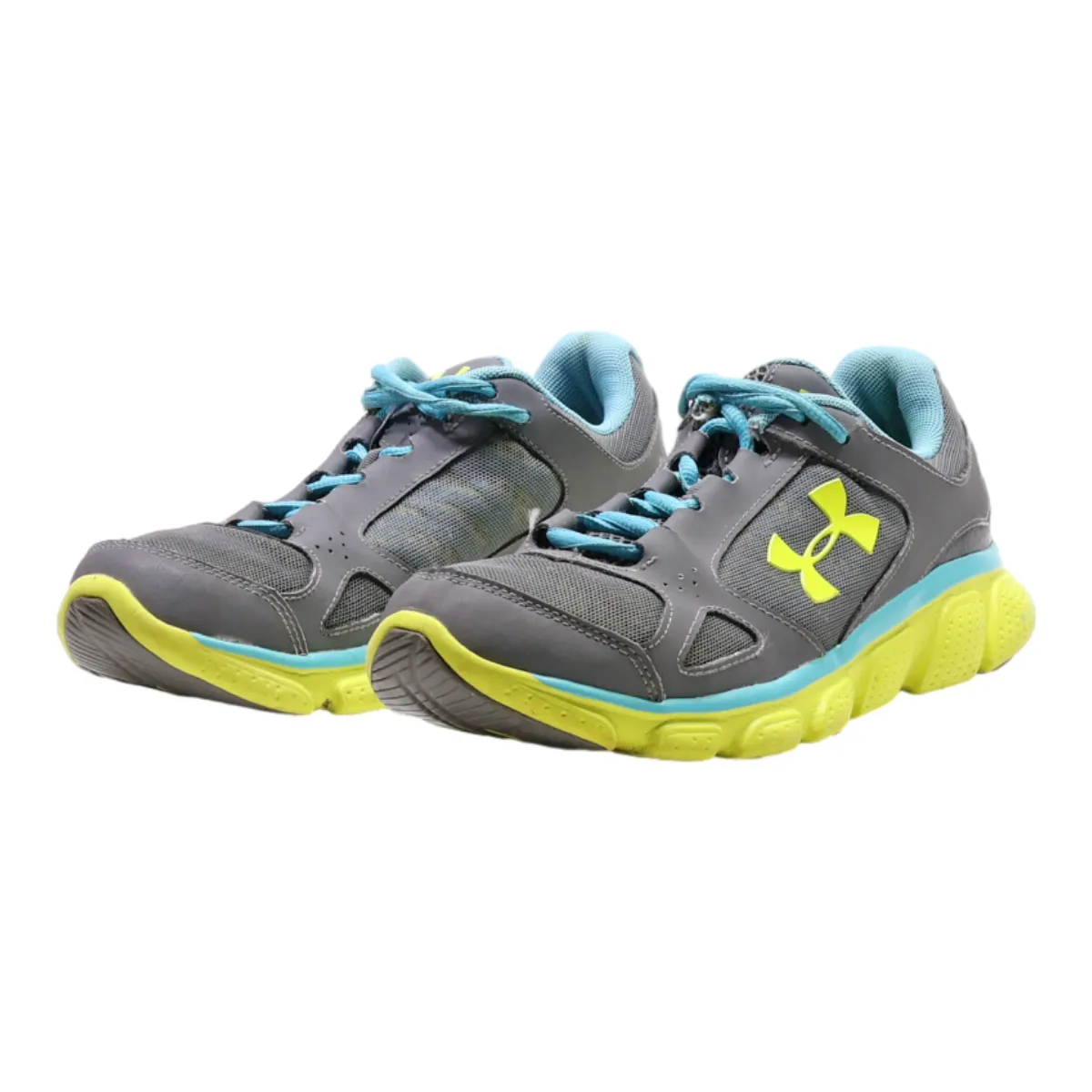 UNDER ARMOUR Sneaker Trainers Grey Synthetic Womens UK 4