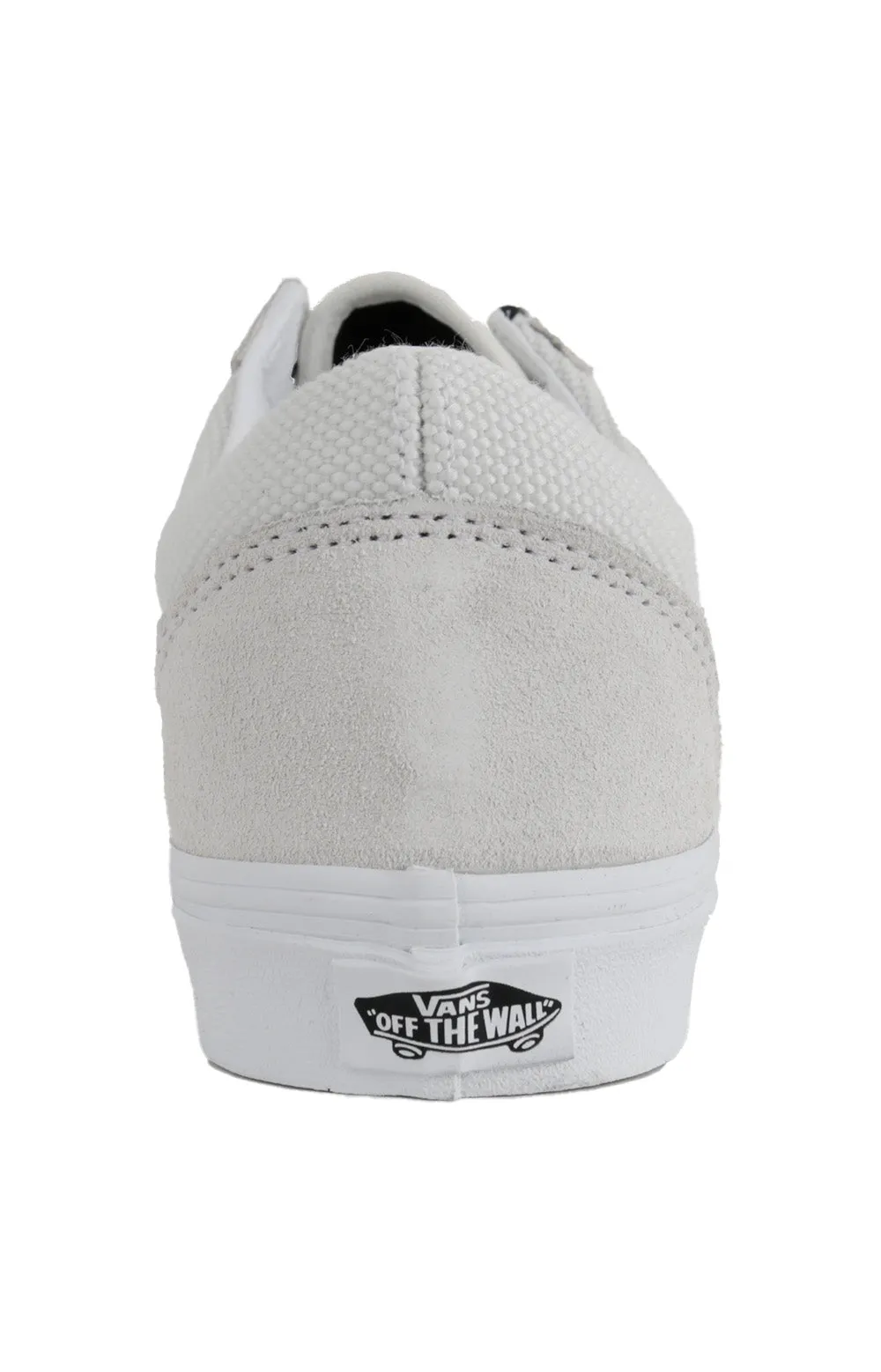 Vans Old Skool Textured Classic Sneakers Women’s Ivory White