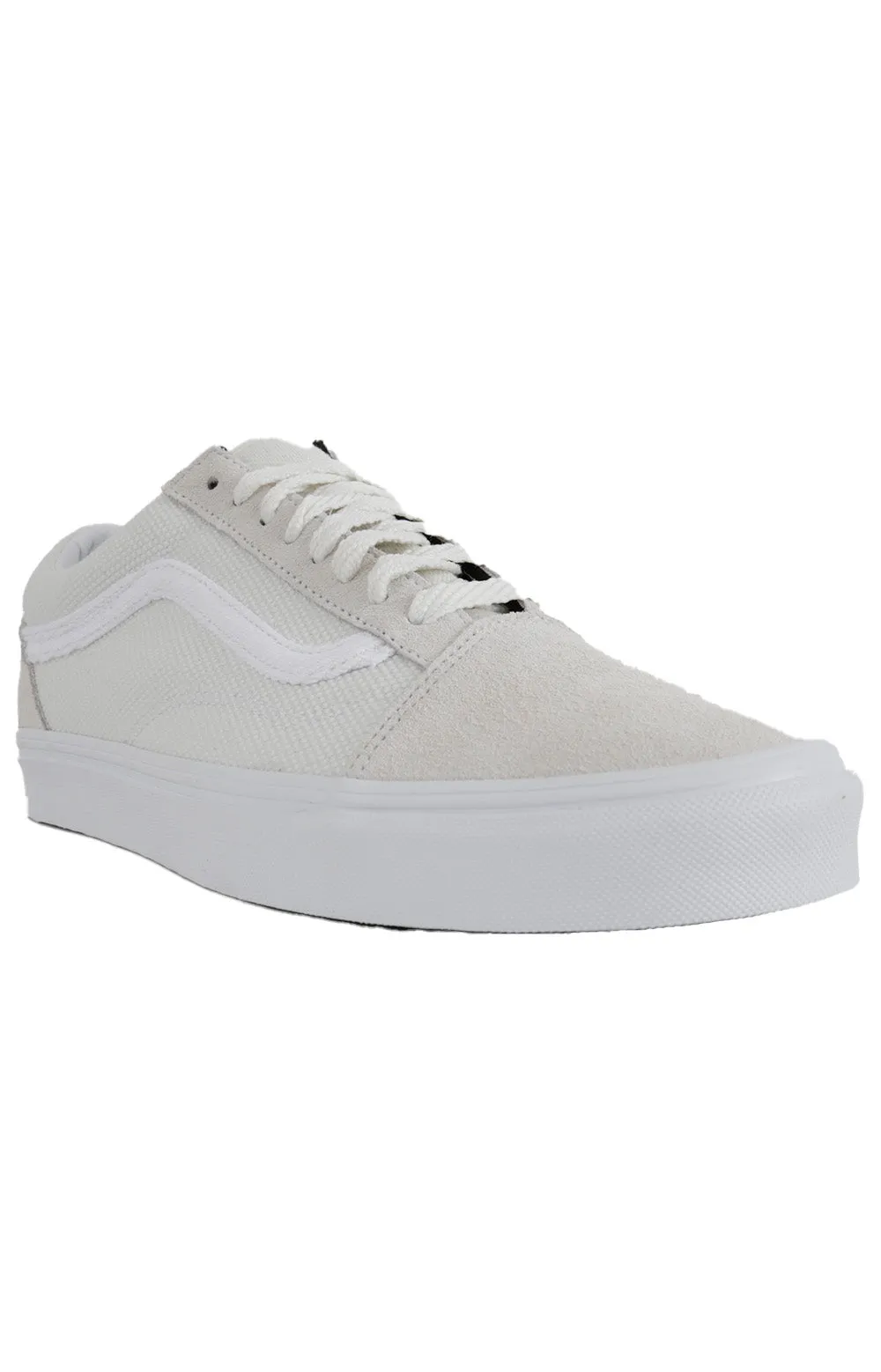 Vans Old Skool Textured Classic Sneakers Women’s Ivory White