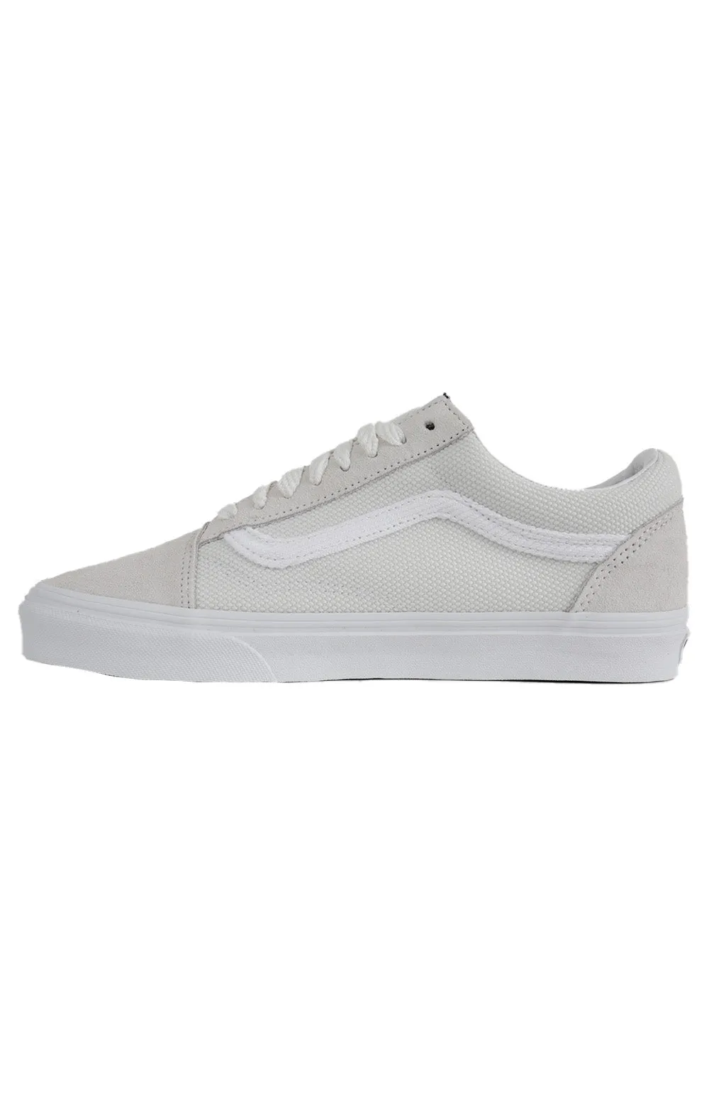 Vans Old Skool Textured Classic Sneakers Women’s Ivory White