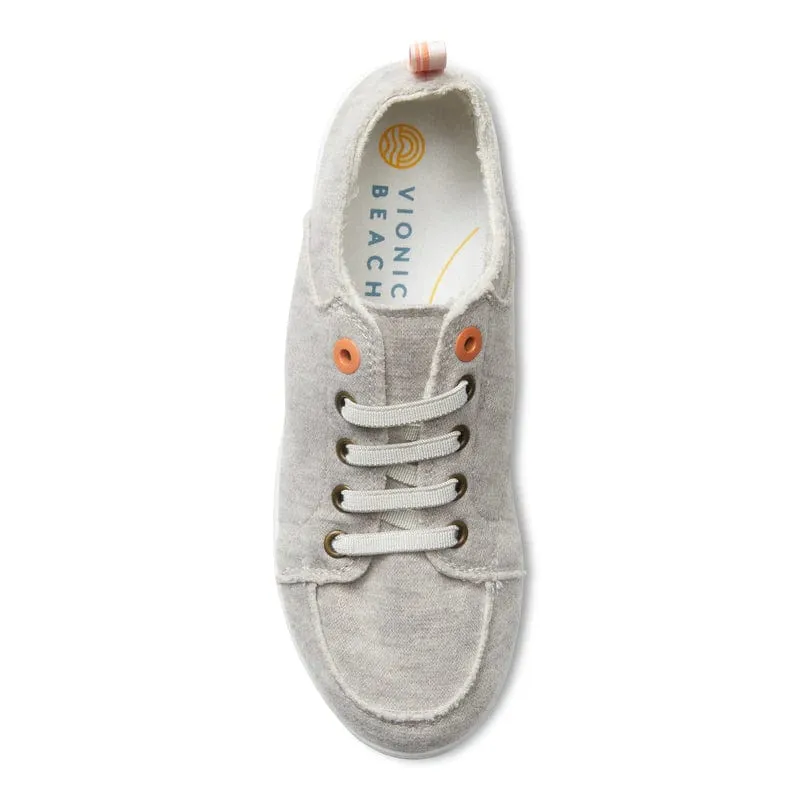 Vionic Women's Pismo Slip On Sneakers- Light Grey