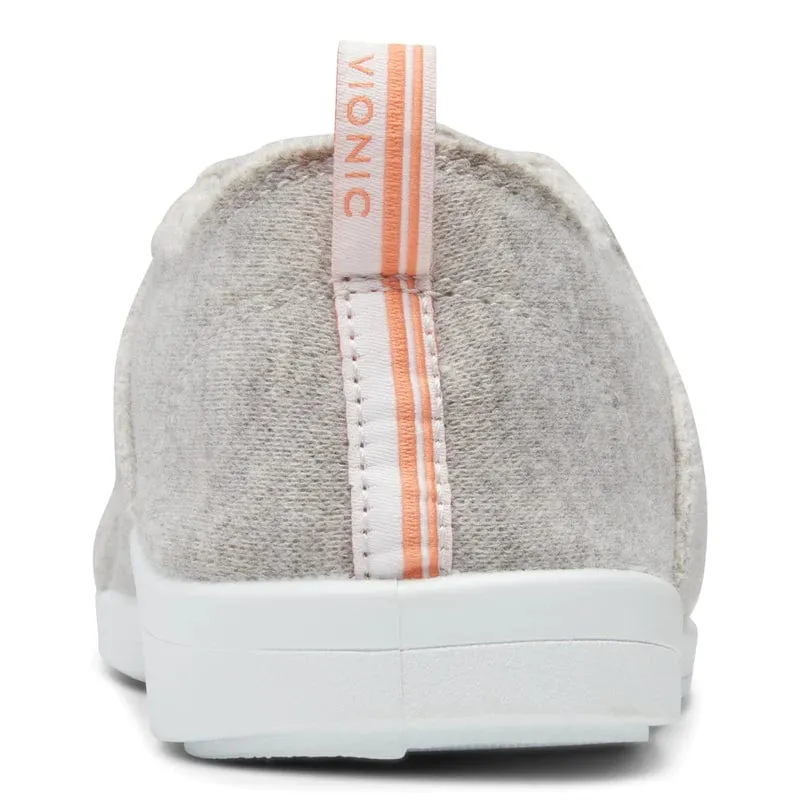 Vionic Women's Pismo Slip On Sneakers- Light Grey
