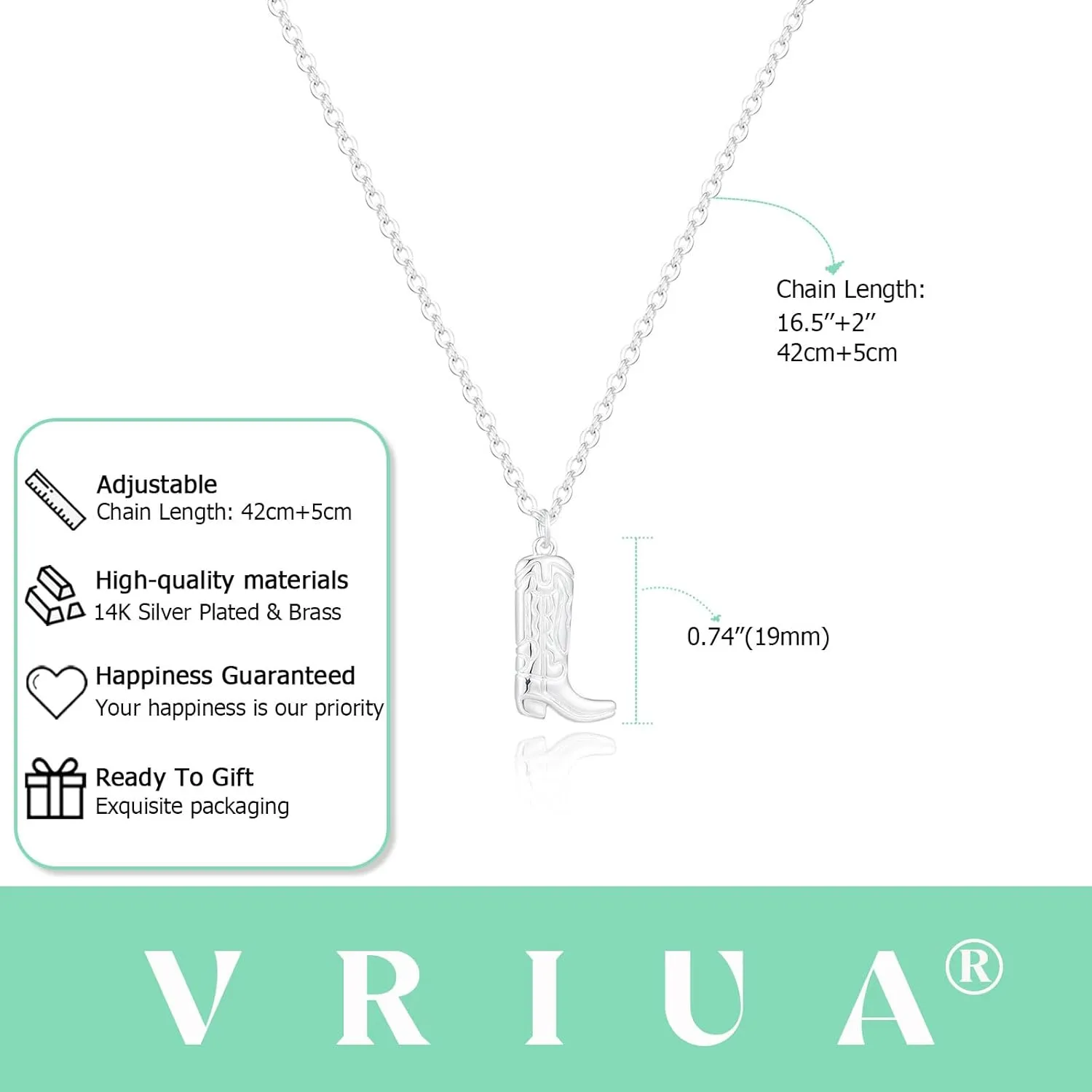 VRIUA Silver Necklace for Women 14K Silver Plated Dainty Star of David Butterfly Sun Lotus Flower Bead Necklace Simple Jewelry Everyday