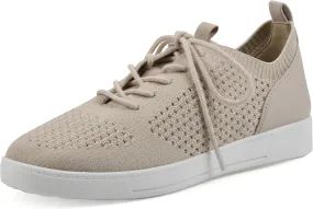 WHITE MOUNTAIN Women's Upscale Woven Knit Lace-Up Sneaker