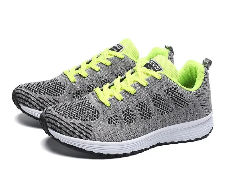 Women Casual Breathable Mesh Flat Sneakers